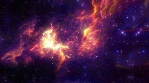 Cosmic Journey - Purple Galaxy