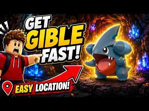 How to Get Gible FAST! | Easy Location Guide (Roblox Pokémon Brick Bronze)