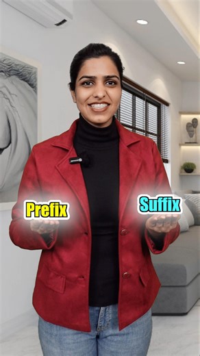 Prefix and Suffix in English Grammar | Learn and Speak English #shorts