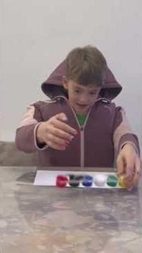 Ciyo is doing finger painting #shortvideo #short #explore