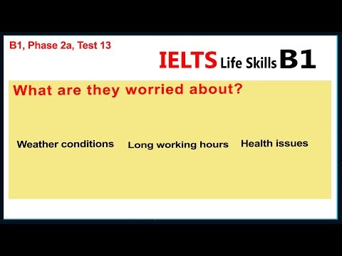 IELTS Life Skills B1 Listening Test 13 🇬🇧