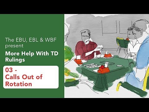 More Help With TD Rulings - 3. Calls Out of Rotation