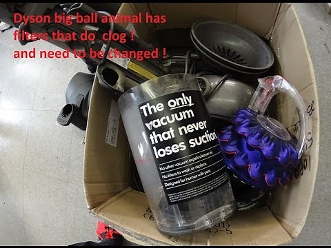 Dyson Cinetic big ball animal has filters clogged and need to be changed!