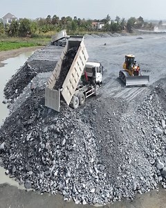 4.3K views · 119 reactions | Excellent Project Have Talented Skills Operator Working Shantui Dozer Shacman Dump Truck | Bulldozer City | Facebook