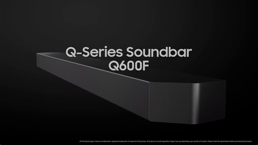 Get ready for a sound experience true to the core. 💯 Q-Series Soundbar Q600F delivers captivating sound from above with up-firing channels, along with the ultimate 3D sound through Dolby Atmos and DTS Virtual:X. #QseriesSoundbar #Soundbar #NeoQLED #Qsymphony #CompleteYourShow #Samsung | Samsung