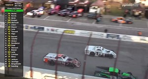 The move that gave Kyle Purvis the lead and ultimately the win in the Midwest Modifieds Tour “Run for the Gun 50” at Winchester Speedway. 👇 | Racing America