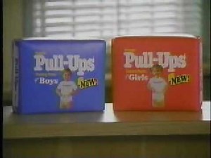 Pull-Ups Diapers Ad from 1992