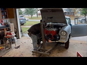 1955 Chevy gets crate engine !! 350 HO