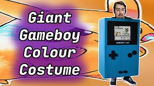 Making a Giant Game Boy Color Costume that Works #piday #raspberrypi @Raspberry_Pi