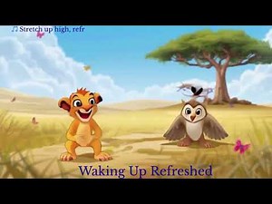 🦁 The Sleepy Lion | A Bedtime Story & Song for Kids