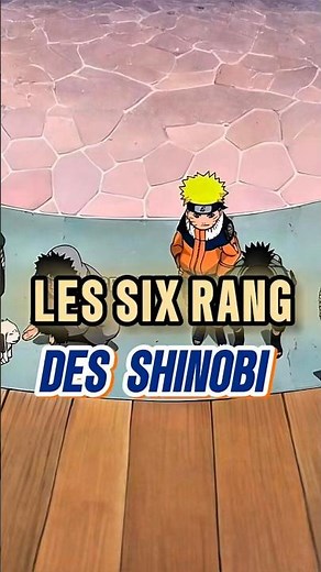 Voici les 6 grands rangs d’évolution des ninjas dans Naruto 🔥👍 ABONNE TOI! l #shorts