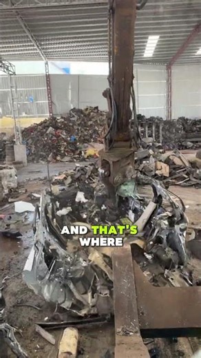 How Cars are Recycled - Car Scrapping and Bailing. #recycling