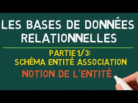 Relational Databases - Entity/Association Schema (1/3) - Concept of Entity