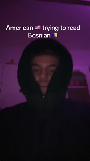 American Tries to Read Bosnian Language