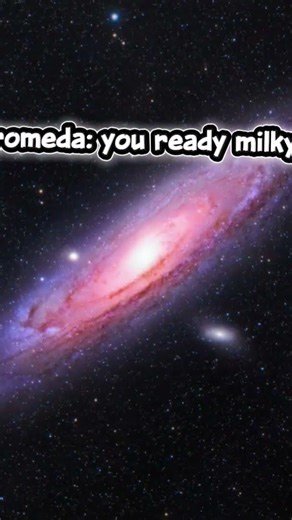 our galaxy collision with andromeda