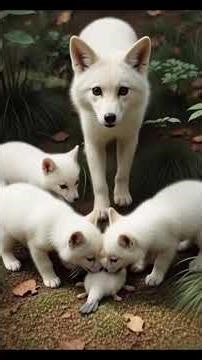 Fox With Babies vs Eagle Babies #viral #animals #youtubeshorts