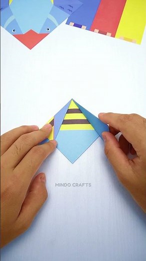 Origami Bee for Kids - Creative Paper Folding Fun Made Simpl| Easy Origami For Kids #bee #papercraft
