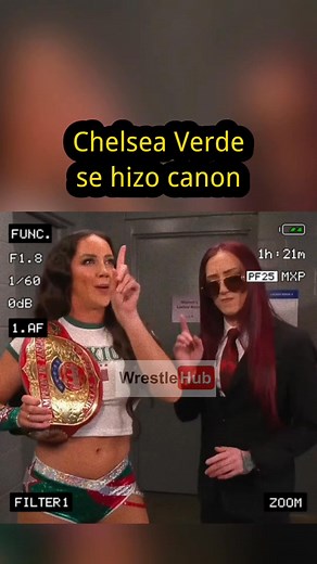 295K views · 3.6K reactions | Chelsea Verde se hizo canon 藍藍藍 #chelseagreen #Verde #canon #español #smackdown | WrestleHub | Facebook
