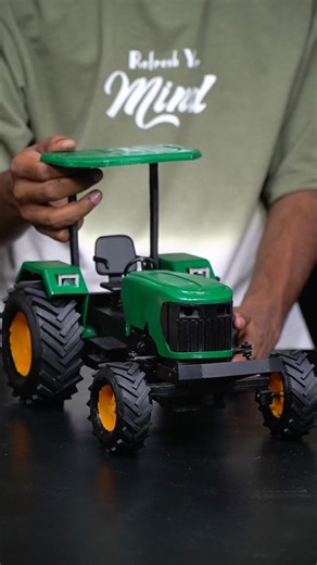 Very Powerful Remote Control Tractor Chhotu Ko Mila || Mini Tractor #shorts #diy #experiment