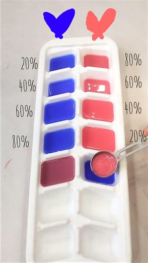 Colour mixing diy 💙❤️#aestheticcolors #colors #nailart #colourmixing #colourmixingtheory #art