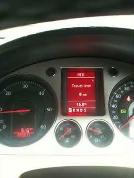 VW Passat "engine fault workshop"