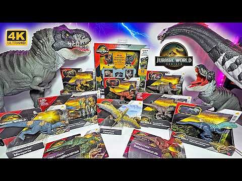 Massive Jurassic World Rebirth Toys Unboxing & ALL DNA Scan Codes!
