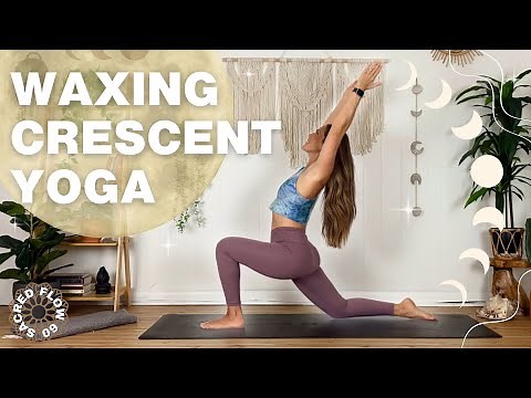 MOVING WITH THE MOON 🌒 Waxing Crescent Moon Yoga | Moon Phase Yoga Series [60 min] moon yoga ✨