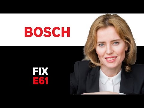 How To Fix Bosch Dishwasher E61 Error Code Meaning Causes Solutions 2025