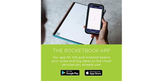 Rocketbook Fusion Smart Reusable Notebook - Executive Size (6" x 8.9")