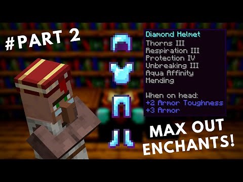 The Fastest Way to Get Perfectly Enchanted Gear in Minecraft 1.14,1.15,1.16! [Part 2]