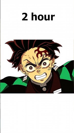 drawing tanjiro from demon slayer angry mood, #anime