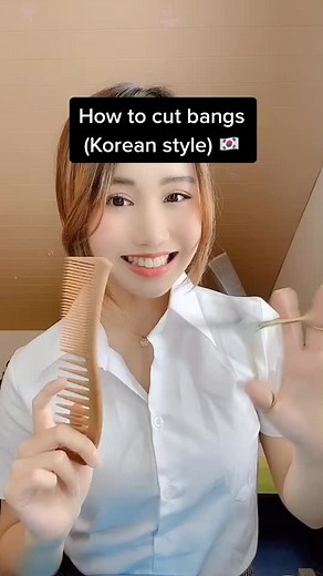 How to Cut Korean Style Bangs in 5 Minutes