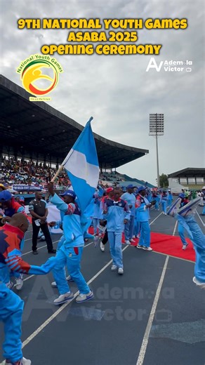 These are Nigeria’s future champions. From all 36 states the FCT, young athletes lit up Asaba at the 9th National Youth Games Opening Ceremony. Can you spot the next Olympic star? | Ademola Victor Tv