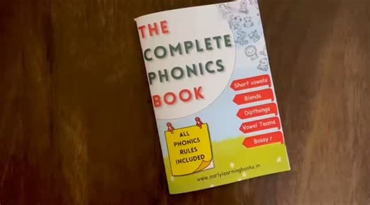 1.6M views · 681 reactions | ✨ Give your child the strongest reading foundation! ✨ Our Complete Phonics Book for Kids covers all phonics rules with practice words, passages & fun activities. Perfect for beginners and early readers   Build confidence  Improve reading speed  Make learning FUN! #Phonics #KidsReading #EarlyLearning #PhonicsBook #LearnToRead #ReadingForKids #PhonicsRules #ToddlerLearning #MomLife #ParentingTips | Early Learning Books International | Facebook