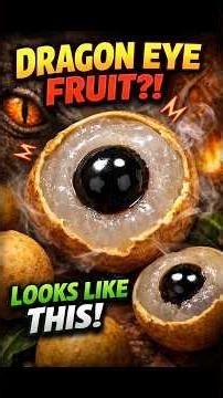 This fruit looks like a dragon's eye staring back at you #fruitlovers #facts #tropicalfruits #fruit