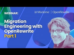No Fluff Just Stuff Webinar: Migration Engineering with OpenRewrite Part 1