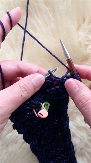Stella No. 3 with twisted I-cord on both edges. #knitting