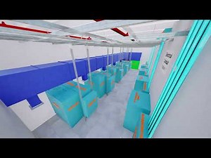 3D Walkthrough – UPS Room 2 | Data Center Infrastructure Design