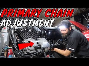 How To Check and Adjust Your Harley Primary Chain (2007 Sportster 1200)