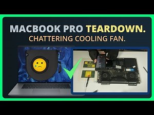 [Teardown] How to Fix MacBook Pro Chattering Fan | Diagnosis & Removal
