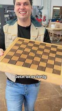Das Schachbrett mit Geheimfach - Ein Objekt mit Geschichte #homeimprovement #woodworking #chess