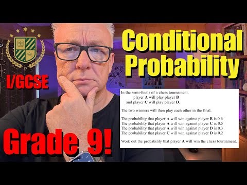 Conditional Probability Grade (Q19 GCSE Edexcel November 2021)