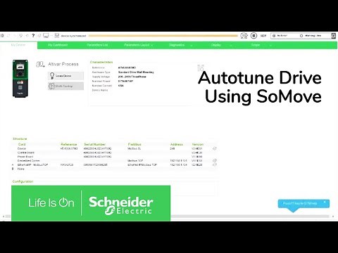 Autotune Altivar Drive Using SoMove | Schneider Electric Support