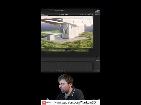 Hard Surface 3D modeling in Blender Live tutorial (Portrait)