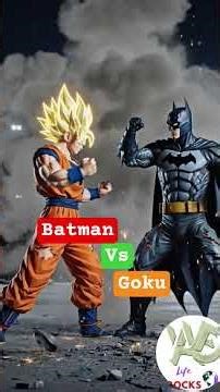 Batman Challenges Goku😱 | Dragon Ball vs DC Ultimate Battle. #batman #goku #dragonballz, #shortsfeed