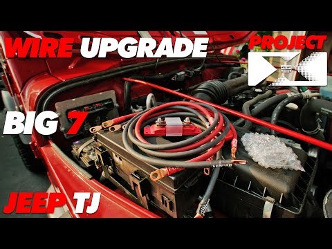 Big 7 Wire Upgrade Jeep TJ Project X