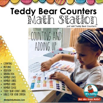 Teddy Bear Counters Math Station| Counting |Patterns | Kindergarten |Math