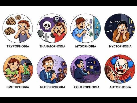 8 Human Phobia Explained Simply in 9 minutes