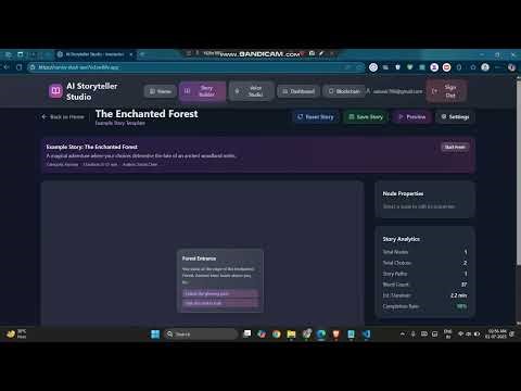 AI Storyteller Studio | Interactive AI-Powered Story Creation Platform Demo