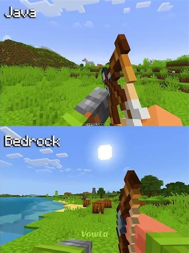 Minecraft Actions and Stuff Java vs Bedrock Part 42